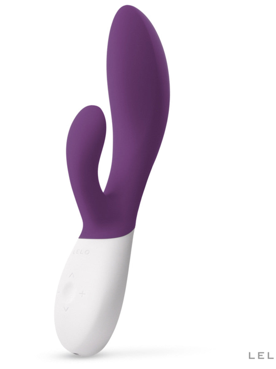 Lelo Ina Wave 2 Powerful Vibrator Wider Range Of Intensities Triple Action Massager - Plum - Club X